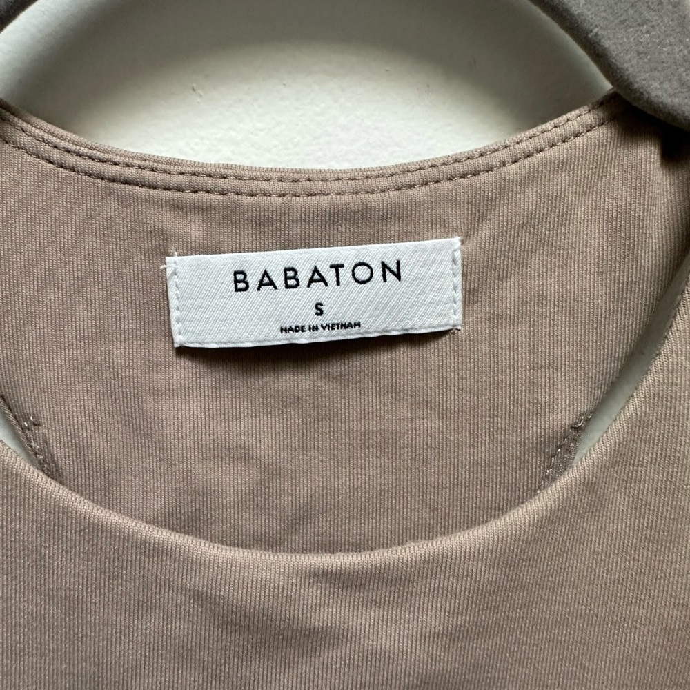 Babaton taupe contour bodysuit size small - Picture 2 of 6